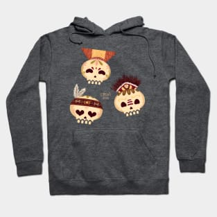 Cute nusantara skull Hoodie